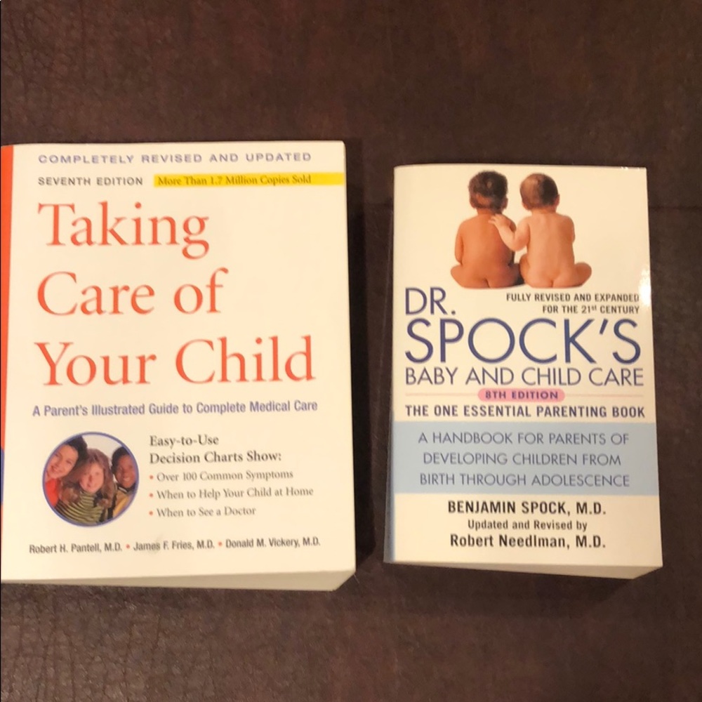 Taking Care of Your Child & Dr Spock’s Baby and Child Care.   Bo…